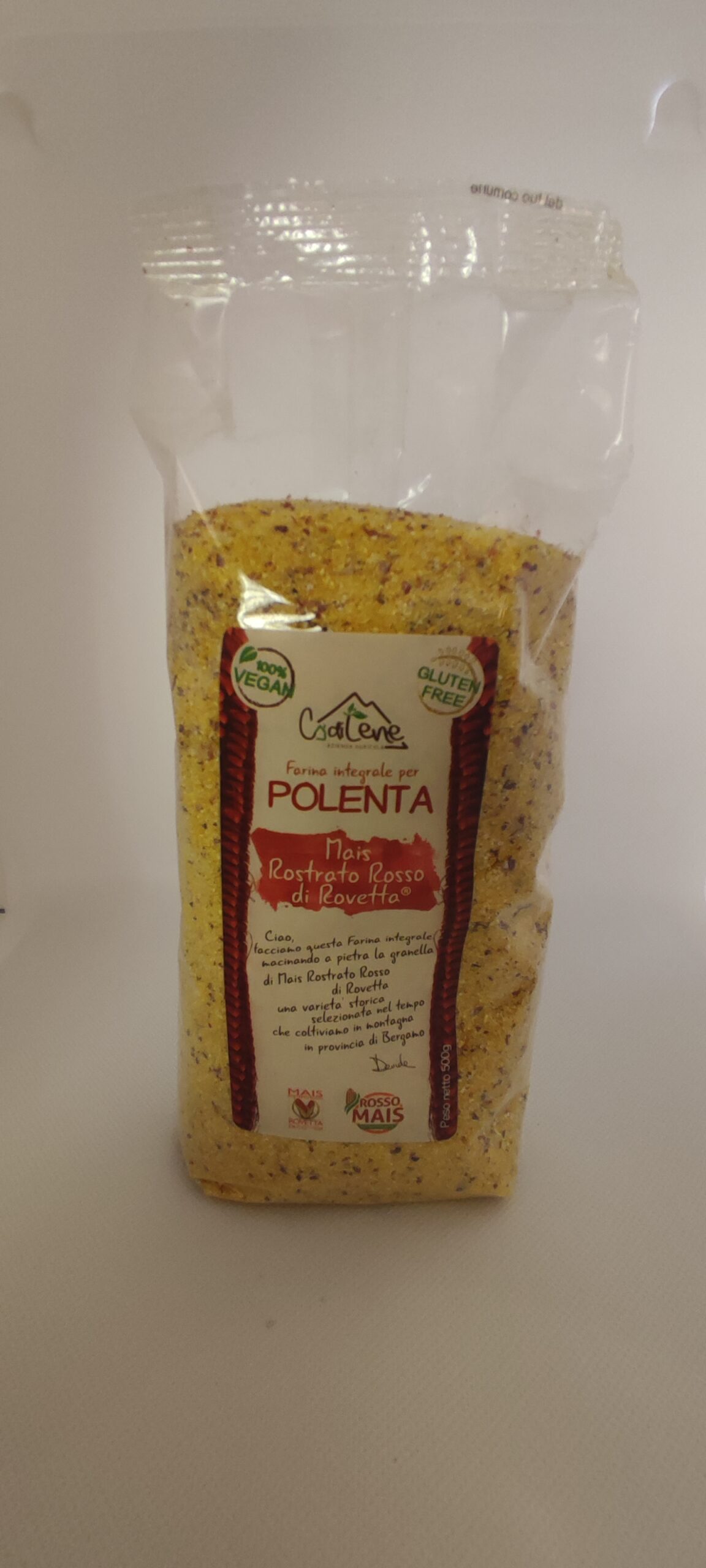 Polenta di Mais rosso di Rovetta 500 gr