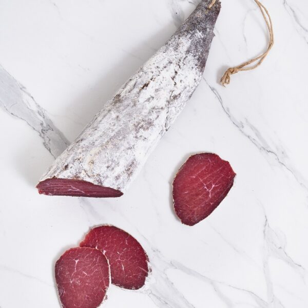 Slinzega di manzo "premiato Gambero rosso" 500gr