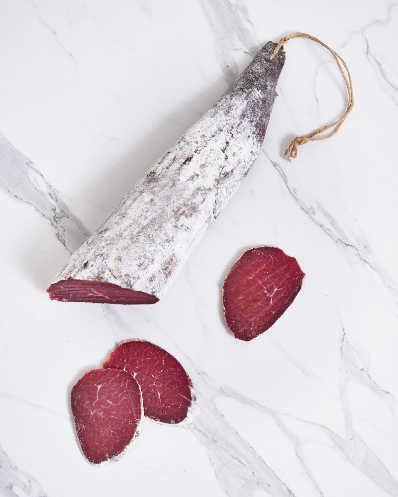 Slinzega di manzo "premiato Gambero rosso" 500gr